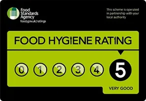 food hygiene rating 5