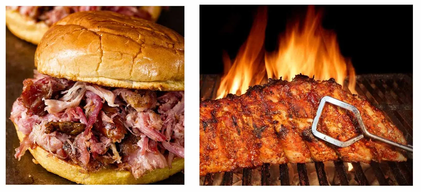 Hog roast - pig on a spit