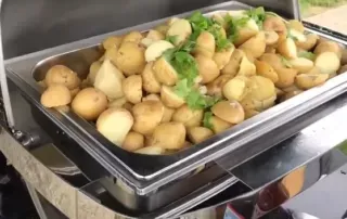 New Potatoes ready to serve - All Events Hog Roast New Potatoes ready to serve