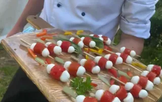 sausages on skewer catering - All Events Hog Roast sausages on skewer catering
