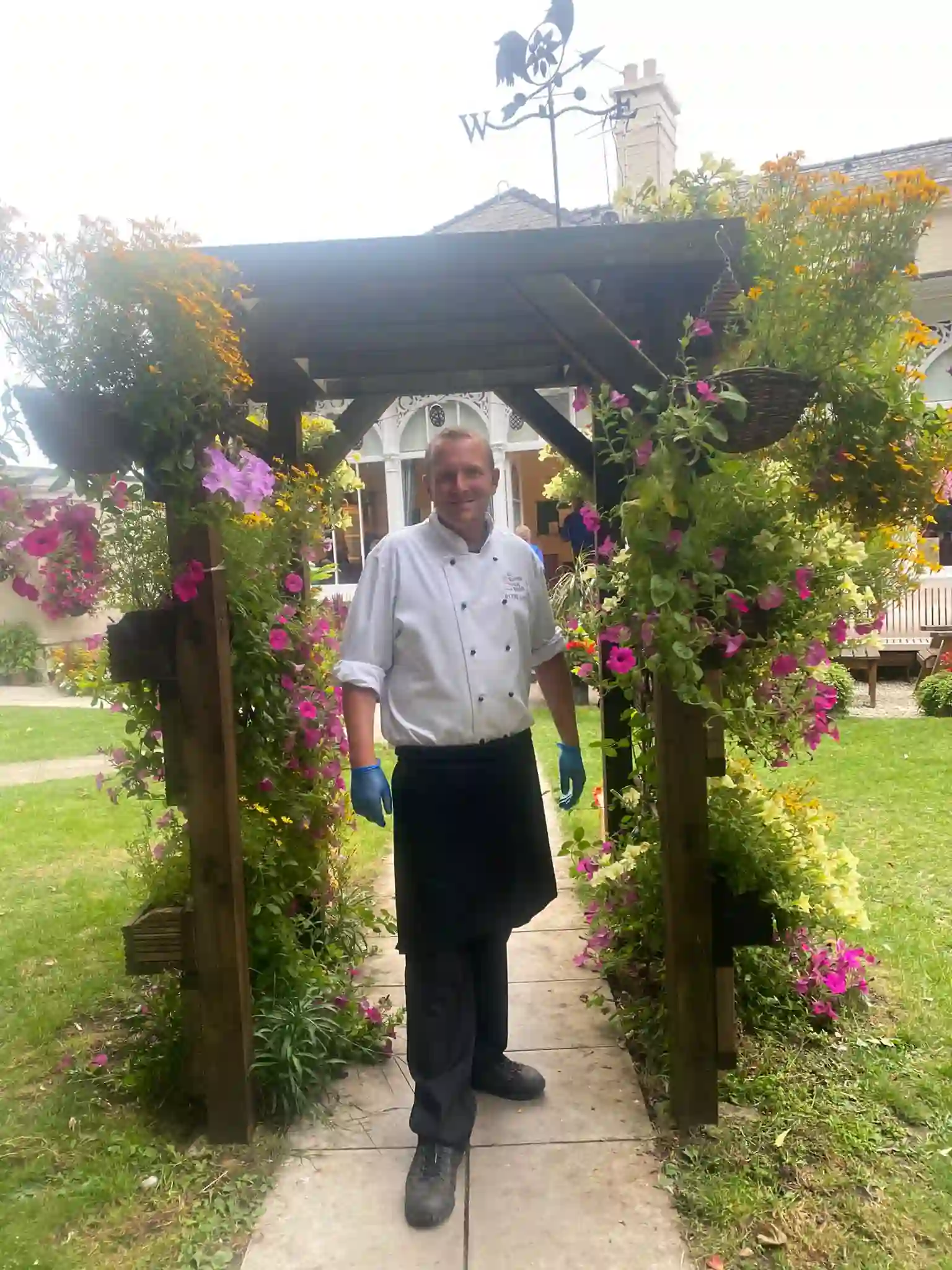 chef Mark at catering event