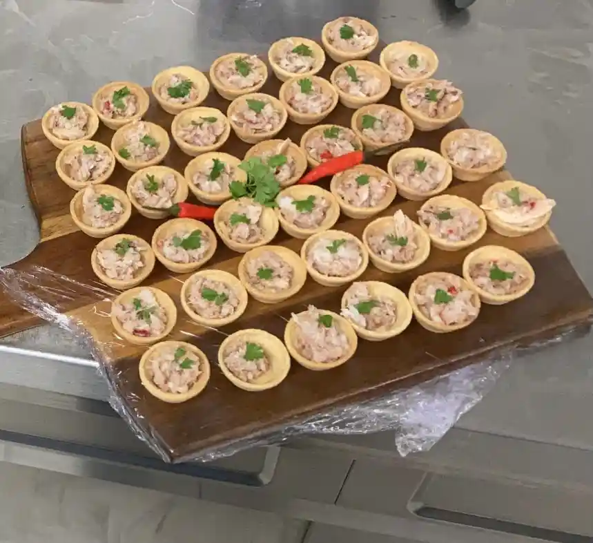 Canapes at Hog Roast -Swindon Party - Meat Cup